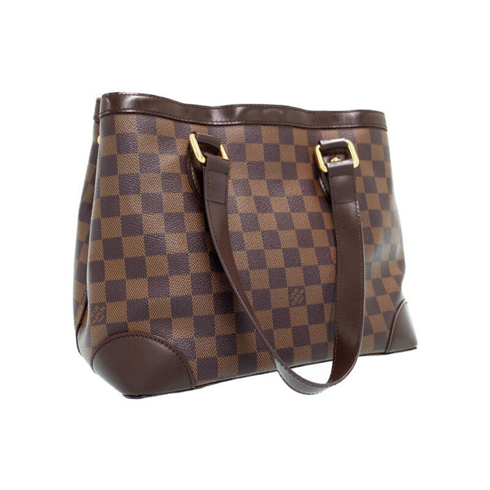 Louis Vuitton Ebene Bag Damier Tote Hampstead Brown